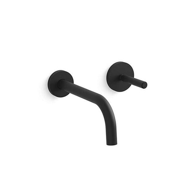 Kallista - OneE Wm Basin Set, Single Control - Matte Black