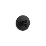 Kallista - OneE Thermo Trim, H&C, Cross Handle - Matte Black