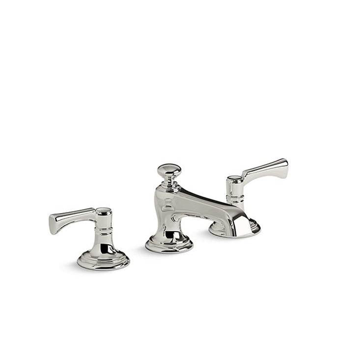 Kallista - Bellis Basin Set, Lv, Traditional Spout - Nickel Silver