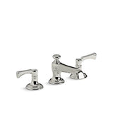 Kallista - Bellis Basin Set, Lv, Traditional Spout - Nickel Silver