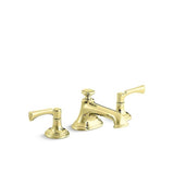 Kallista - Bellis Basin Set, Lever, Noble Spout - Unlacquered Brass