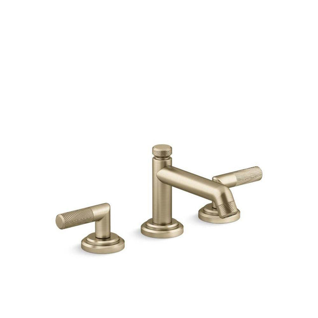 Kallista - Pinna PalettaE Basin Set, Low Spout - Brushed French Gold