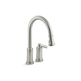 Kallista - QuincyE Pulldown Faucet - Brushed Nickel
