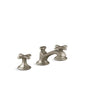 Kallista - Script Sink Faucet Low Spout Crss Hndl - Brushed Bronze