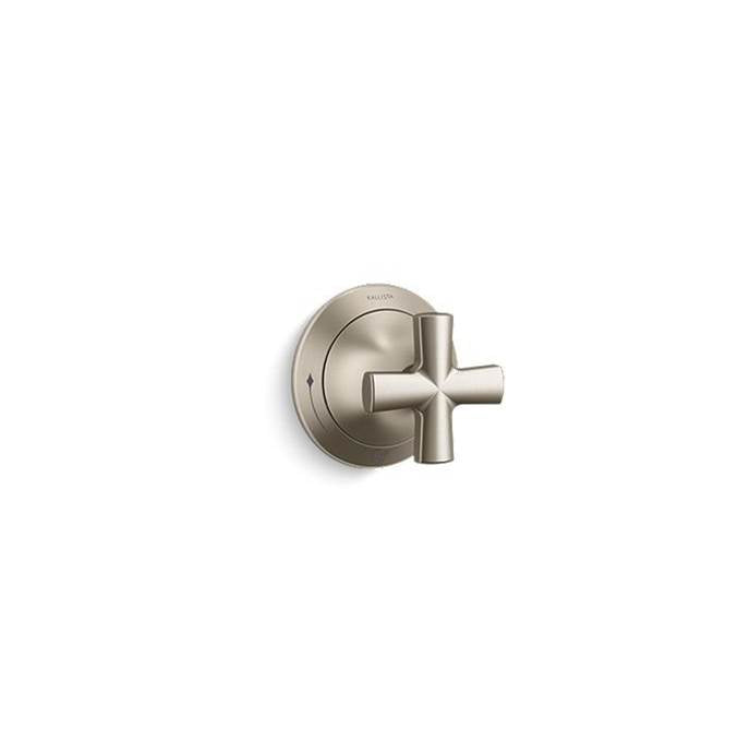 Kallista - Script Volume Control, Cross Handle - Brushed Bronze