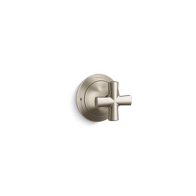 Kallista - Script Volume Control, Cross Handle - Brushed Bronze