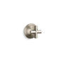 Kallista - Script Transfer Trim, Cross Handle - Brushed Bronze
