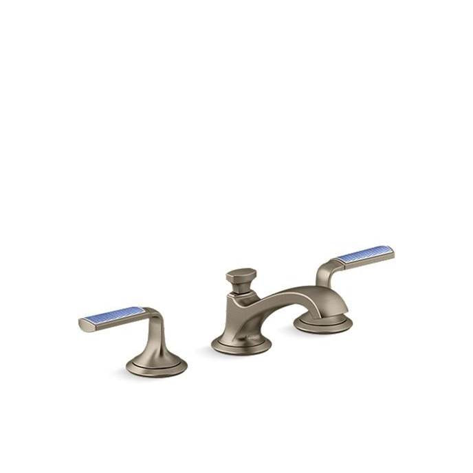 Kallista - Script Snk Fct Low Spt Enml Blue Wave - Brushed Bronze