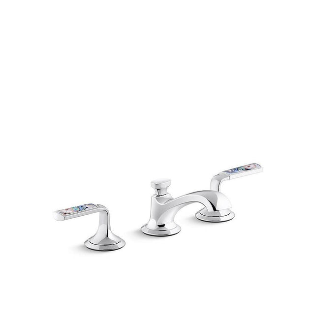 Kallista - Script Snk Fct Low Spt Enml Spring Rain - Brushed Bronze