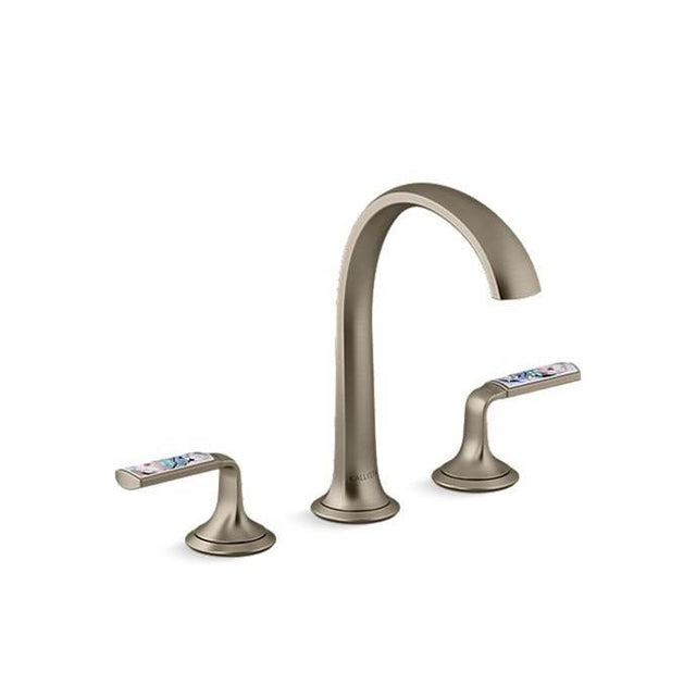 Kallista - Script Snk Fct Arch Spt Enml Sprng Rain - Brushed Bronze