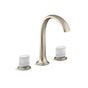 Kallista - Script Sink Faucet, Arch Spt, Wt Porc - Brushed Bronze