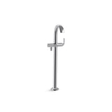 Kallista - Script Floor-Mount Bath Filler - Polished Nickel
