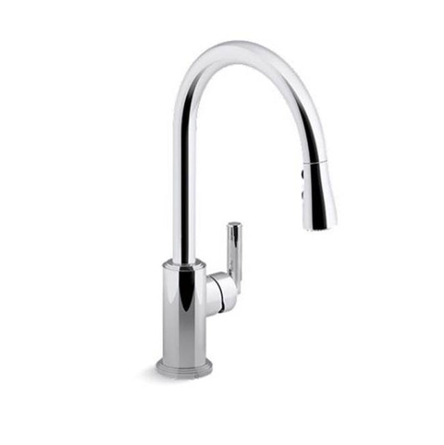 Kallista - Vir StilE Pulldown Kitchen Faucet - Polished Chrome