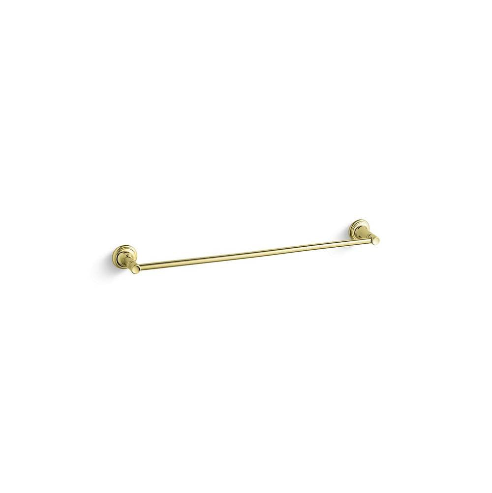 Kallista - Bellis Towel Bar, 24'' - Unlacquered Brass
