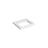 Kallista - OneE Console Table Top, Cutout - White Carrara