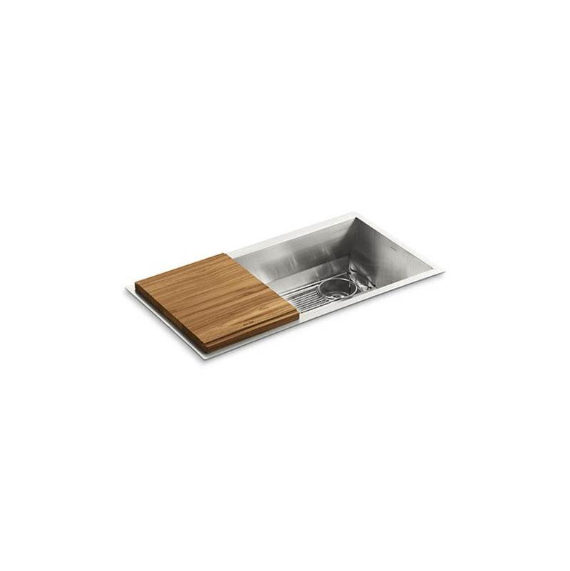 Kallista - Soltiere 33'' Kitchen Sink W/Accessories - Stainless Steel
