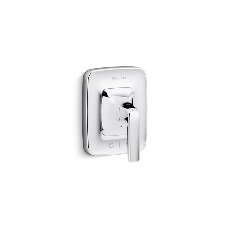 Kallista - Per Se Thermostatic Trim, Lever Handle - Polished Chrome