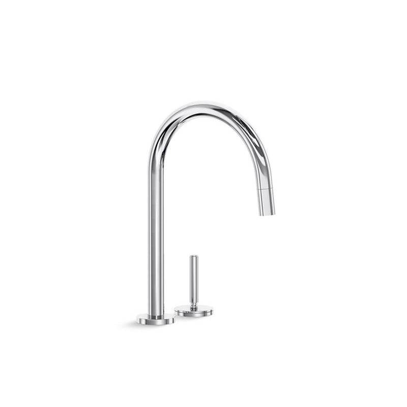 Kallista - OneE Pulldown Kitchen Faucet - Unlacquered Brass