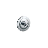 Kallista - Town Pressure Balance Trim, Cross Handle - Nickel Silver