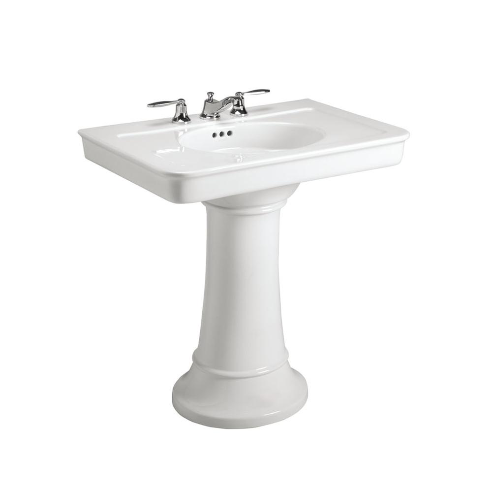Kallista - TuxedoE Pedestal Lavatory - Stucco White