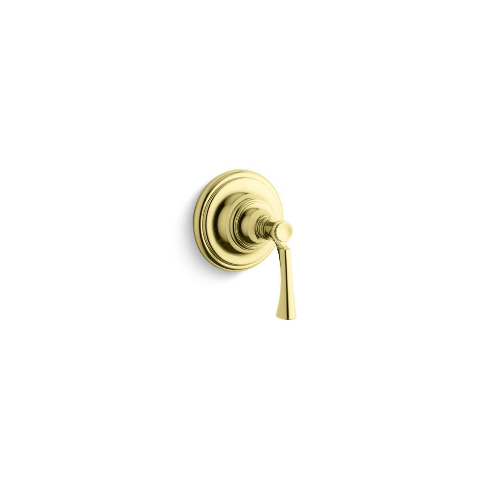 Kallista - Bellis Transfer Valve Trim, Lever Hdl - Unlacquered Brass
