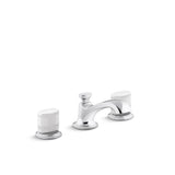 Kallista - Script Sink Faucet, Low Spt,Wt Porc - Polished Chrome