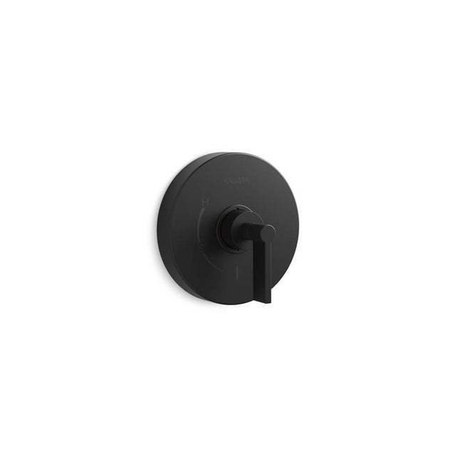 Kallista - OneE Pb Shower Trim W/O Divrt, Lever Hdl - Matte Black