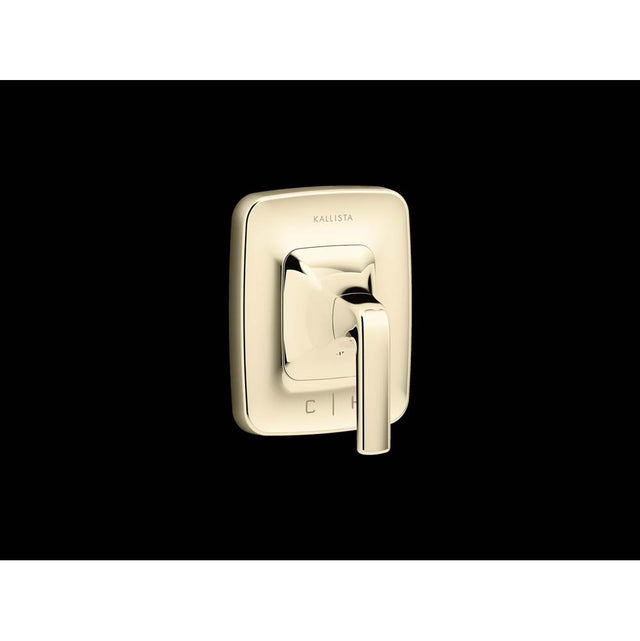 Kallista - Per Se Thermostatic Trim, Lever Handle - French Gold