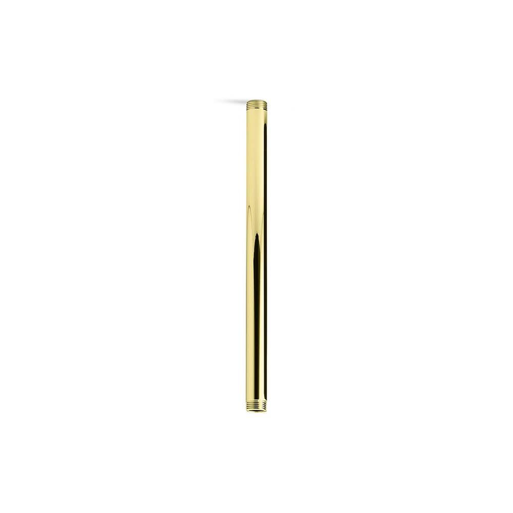 Kallista - Shower Arm, 12'' Ceiling Mount - Unlacquered Brass