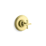 Kallista - Bellis Thermostatic Valve Trim, Cross - Unlacquered Brass