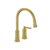Kallista - QuincyE Pulldown Faucet - Unlacquered Brass