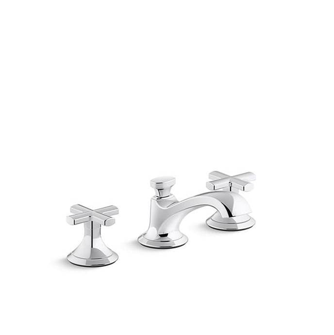 Kallista - Script Sink Faucet Low Spout Crss Hndl - Polished Chrome