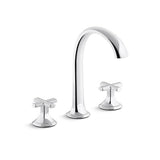 Kallista - Script Sink Faucet Arch Spout Crss Hndl - Polished Chrome