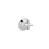 Kallista - Script Transfer Trim, Cross Handle - Polished Chrome