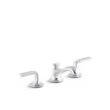 Kallista - Script Snk Fct Low Spt Enml Frost Wave - Polished Chrome