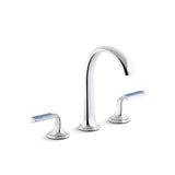 Kallista - Script Snk Fct Arch Spt Enml Blue Wave - Polished Chrome