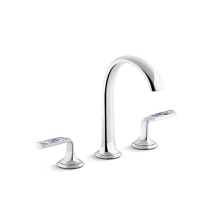 Kallista - Script Snk Fct Arch Spt Enml Sprng Rain - Polished Chrome