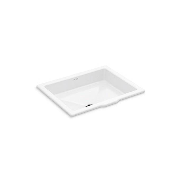 Kallista - Perfect Um Sink, Centric Rectangle - Stucco White