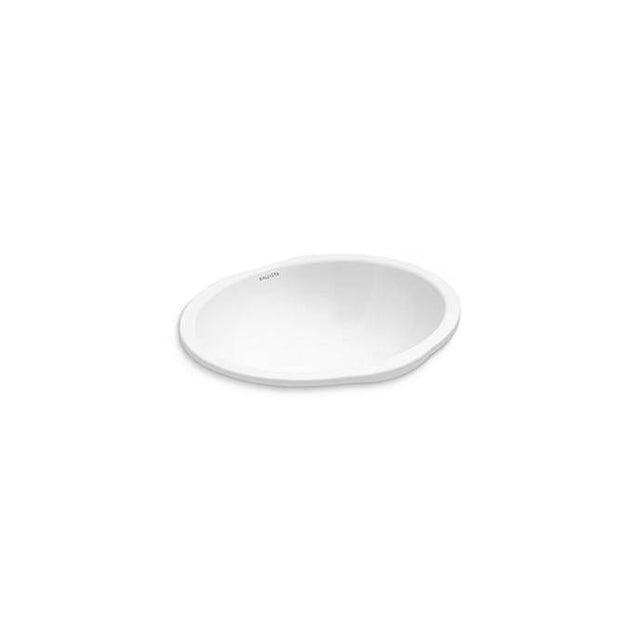 Kallista - Perfect Um Sink, Soft Oval - Stucco White