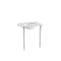 Kallista - Script Console Table Leg - Polished Chrome