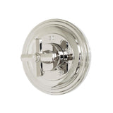 Kallista - Town Thermostatic Trim, Cross Handle - Nickel Silver