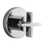 Kallista - OneE 3-Way Transfer Trim, Cross Handle - Gunmetal