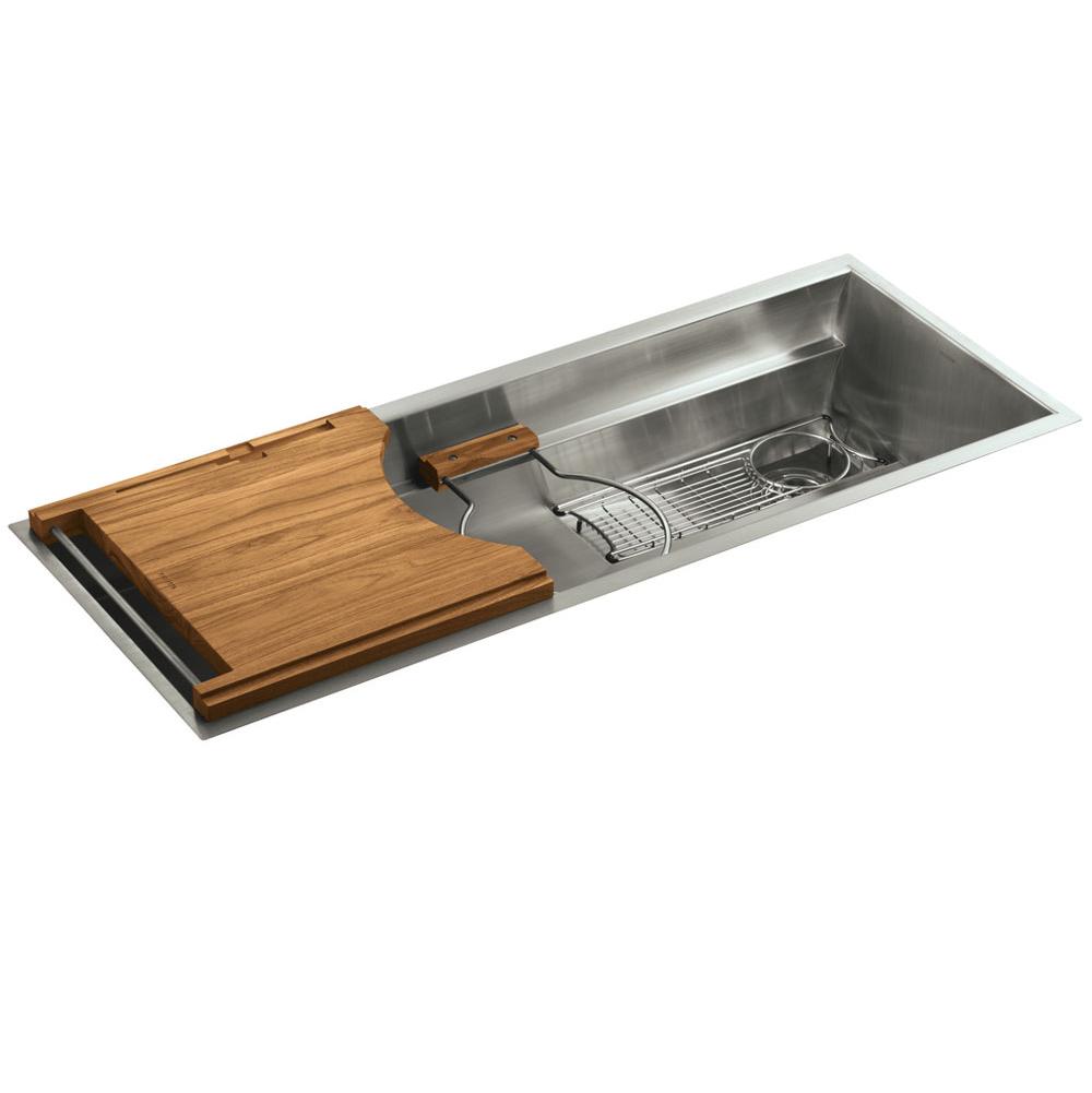 Kallista - Multiere 45'' Kitch Sink W/Deluxe Access - Stainless Steel