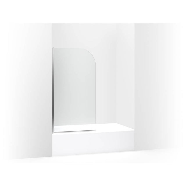 Kohler - Aerie 32'' bath screen - Bright Polished Silver