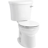 Kohler - KingstonE Two-piece round-front toilet, 1.28 gpf - White