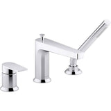Kohler - Taut Deck-mount bath faucet with handshower - Polished Chrome