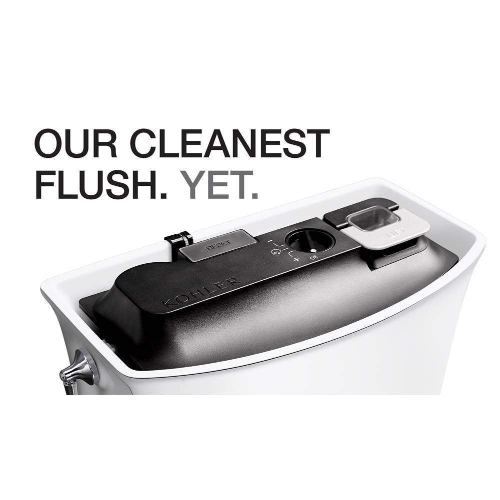 Betello ContinuousClean XT two-piece elongated toilet with skirted trapway, 1.28 gpf
