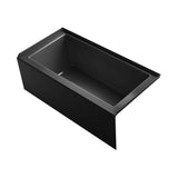 Kohler - Underscore 60'' x 30'' alcove bath right drain - Black