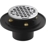 Kohler - Clearflo Round brass tile-in shower drain - Polished Chrome