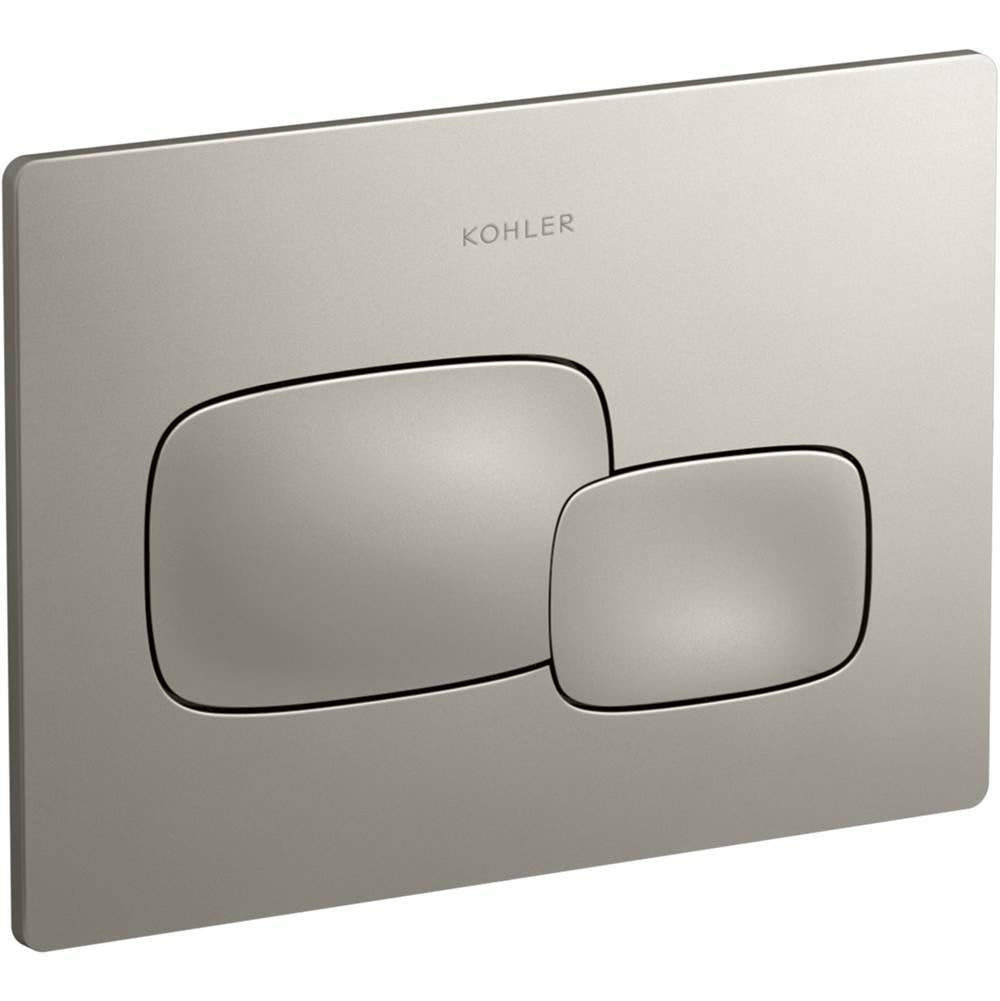 Kohler - Cue Flush actuator plate for 2''x 4'' in-wall tank and carrier system - Vibrant Brushed Nickel
